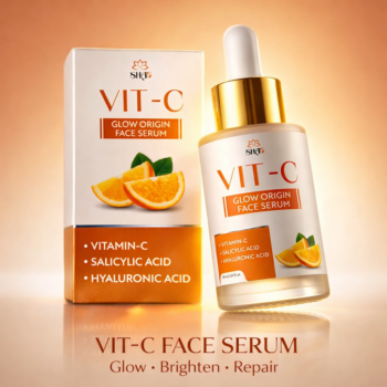 Vit-C Glow Orange Face Serum (With Vitamin C Extract, Salicylic Acid, and Hyaluronic Acid)