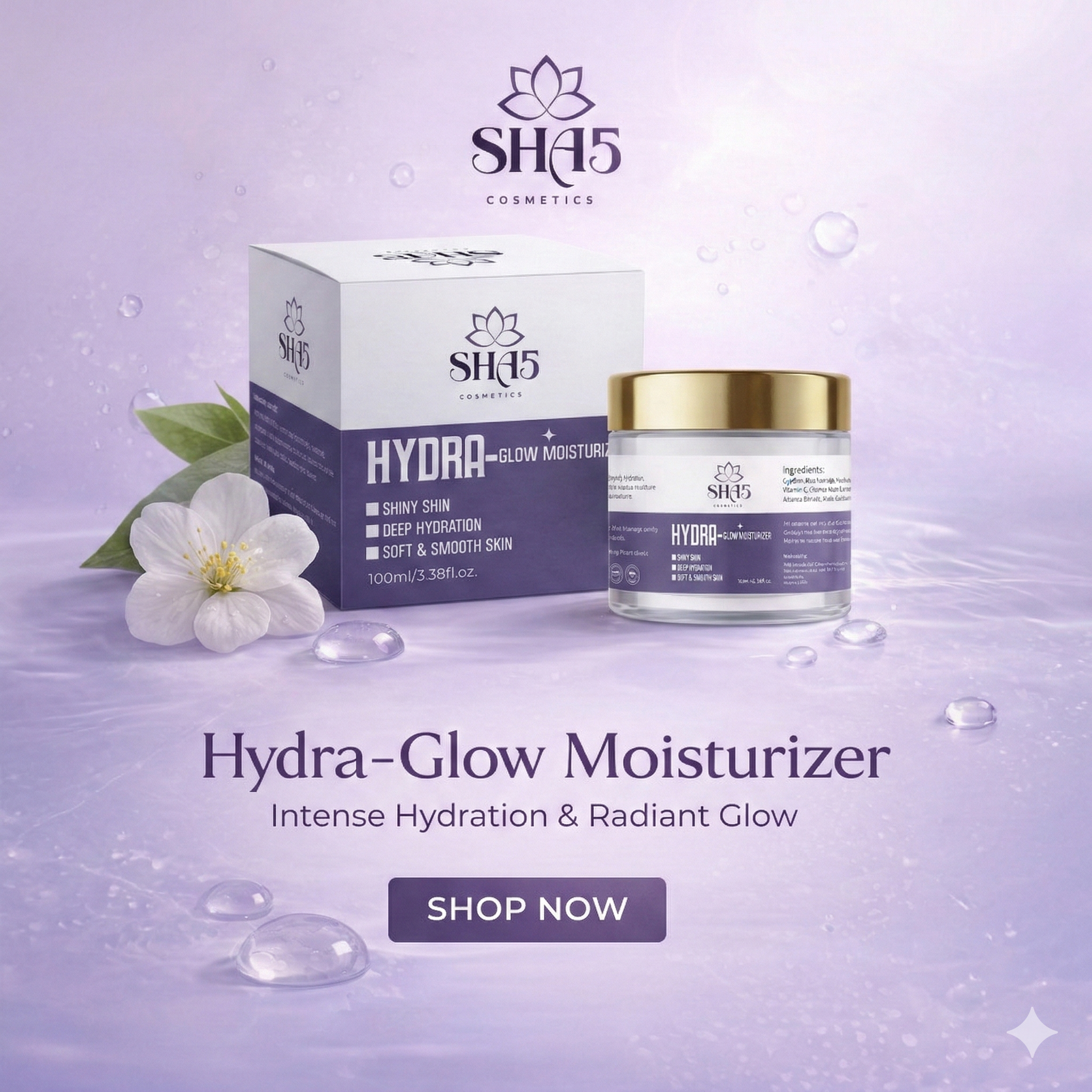SHA5 Hydra-Glow Moisture Cream (100 ml) SHA5 Hydra-Glow Moisture Cream (100 ml)