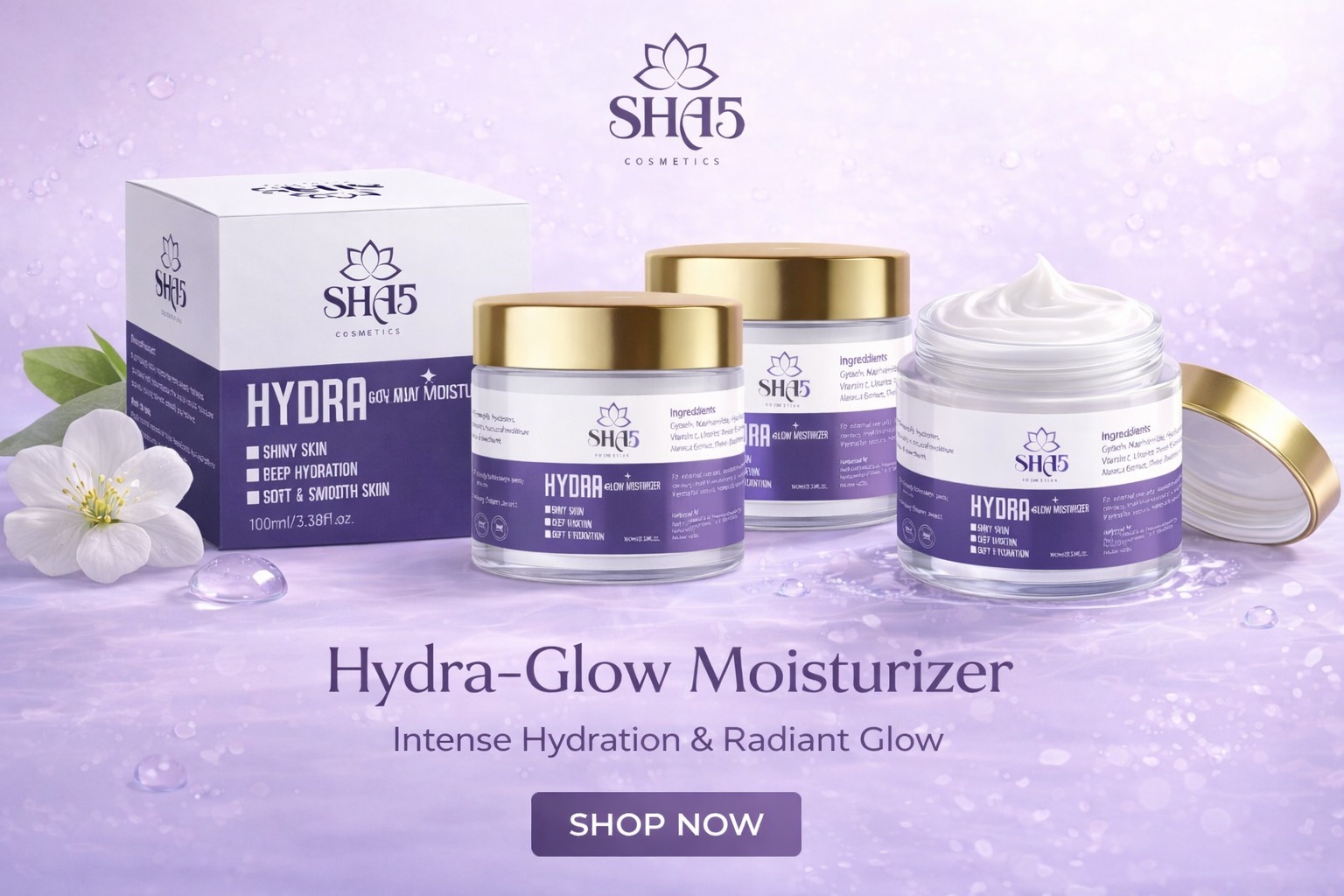 SHA5 Hydra-Glow Moisture Cream (100 ml) SHA5 Hydra-Glow Moisture Cream (100 ml)