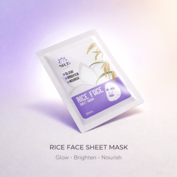 SHA5 Rice Face Sheet Mask (25 ml) | Glow & Brightening | Nourishing & Hydrating | All Skin Types