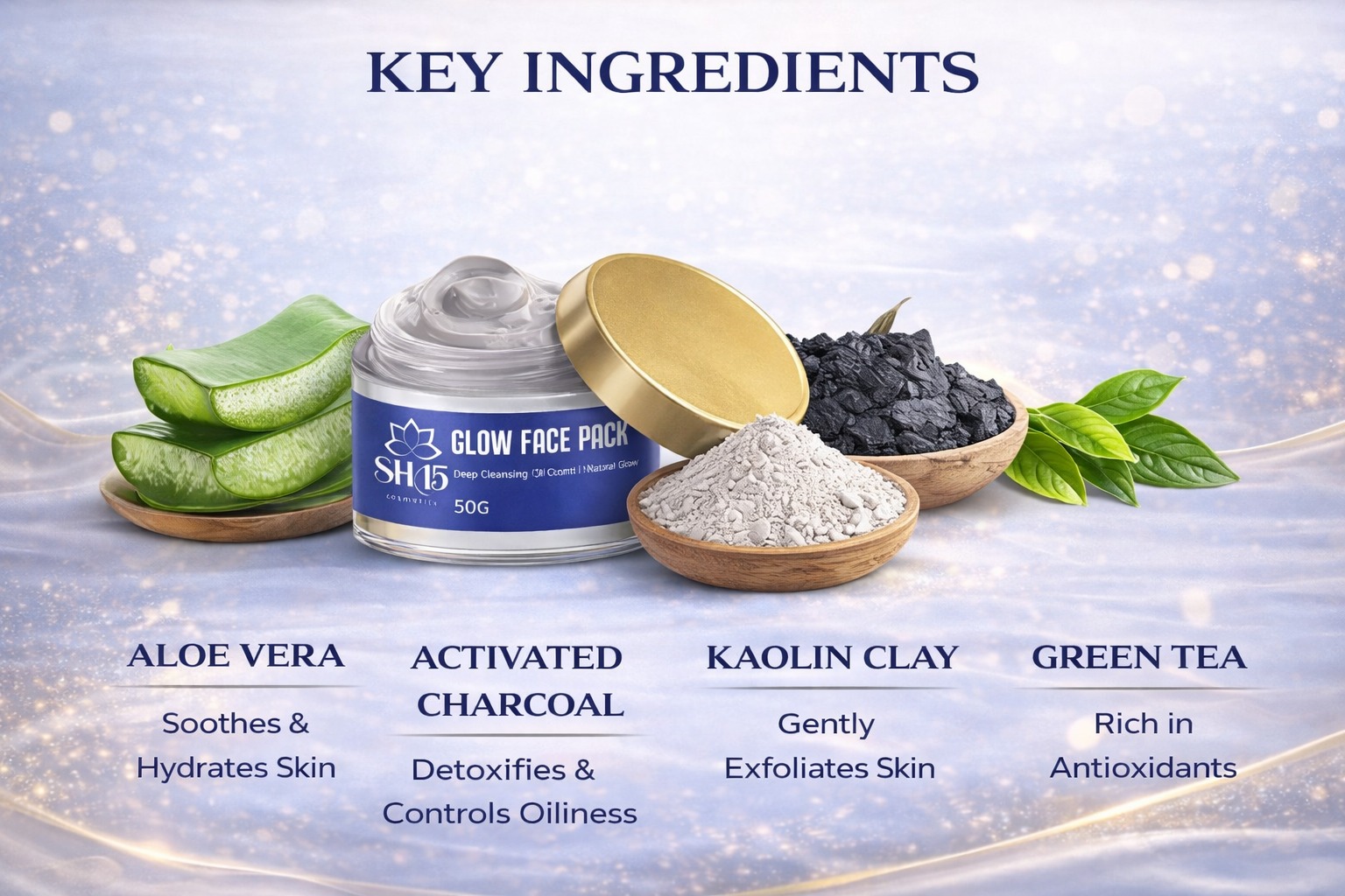 SHA5 Glow Face Pack (50 g) SHA5 Glow Face Pack (50 g)