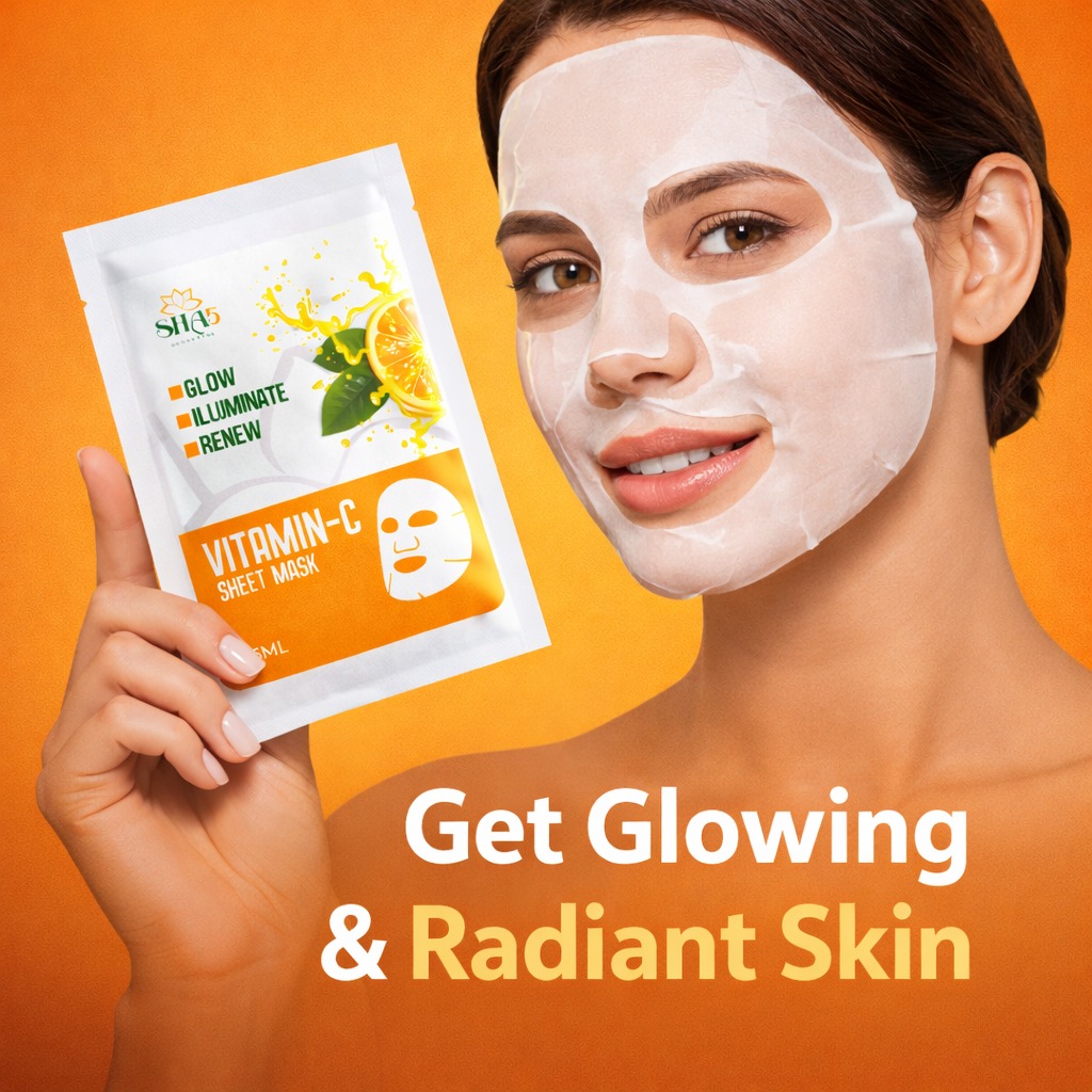 SHA5 Vitamin-C Sheet Mask (25 ml) SHA5 Vitamin-C Sheet Mask (25 ml)