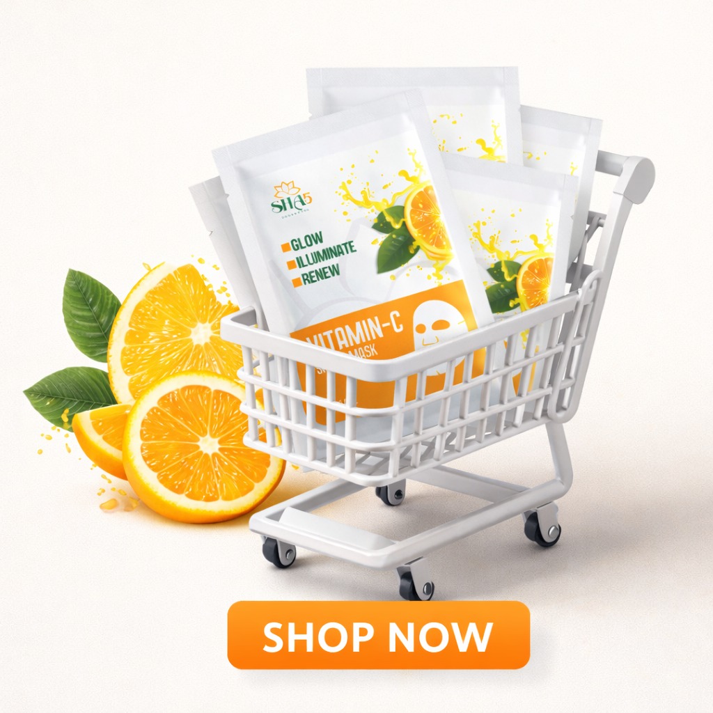 SHA5 Vitamin-C Sheet Mask (25 ml) SHA5 Vitamin-C Sheet Mask (25 ml)