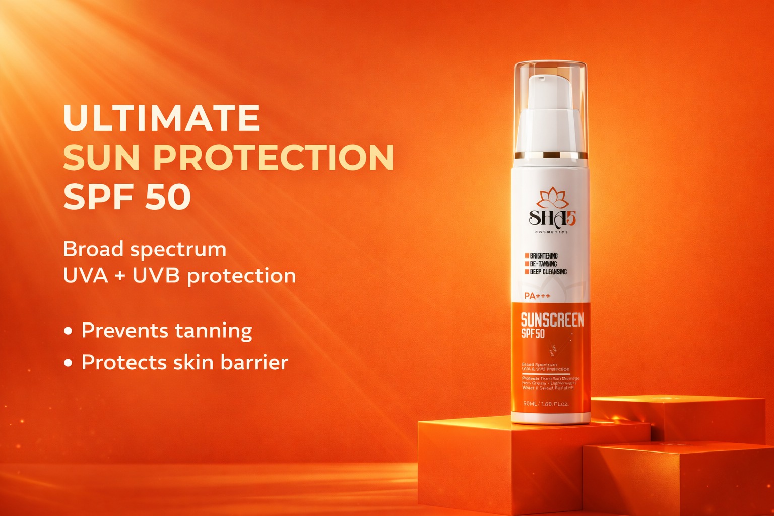SHA5 Sunscreen SPF50 PA+++ SHA5 Sunscreen SPF50 PA+++